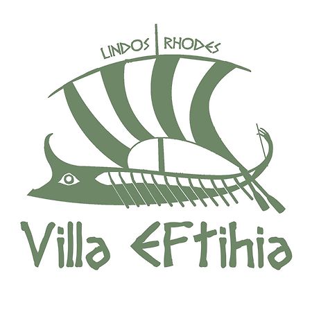 Villa Eftihia In Lindos Exterior photo