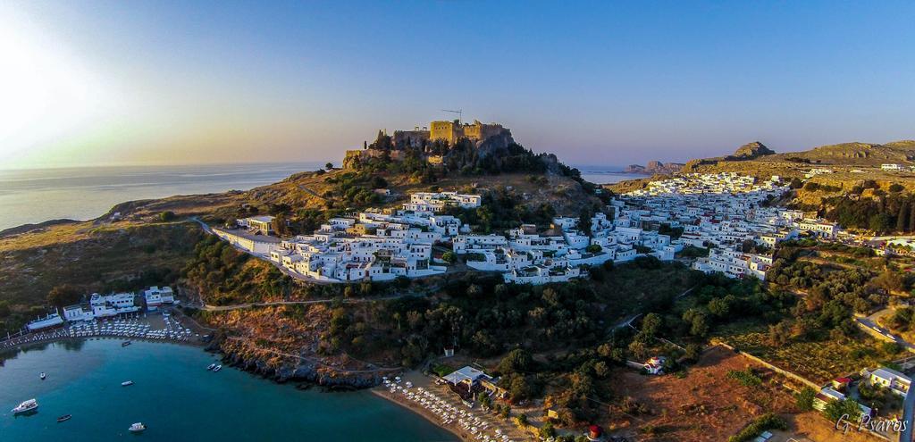 Villa Eftihia In Lindos Exterior photo
