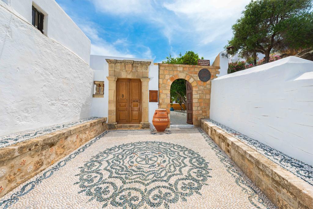 Villa Eftihia In Lindos Exterior photo