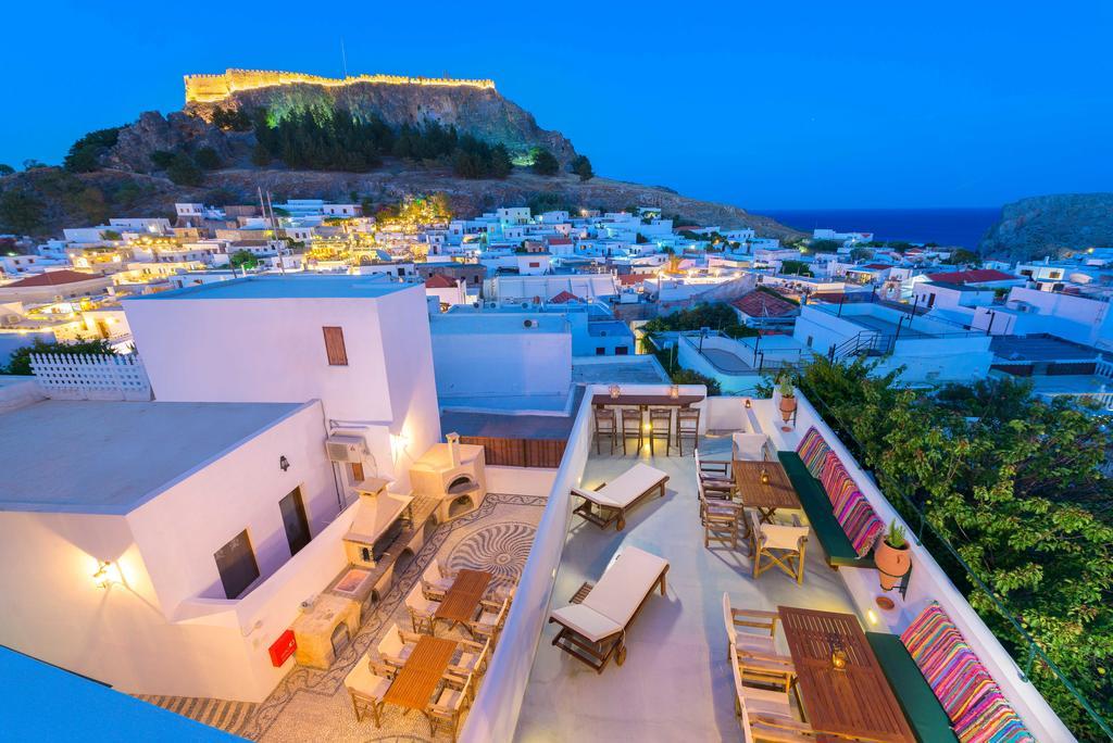 Villa Eftihia In Lindos Exterior photo