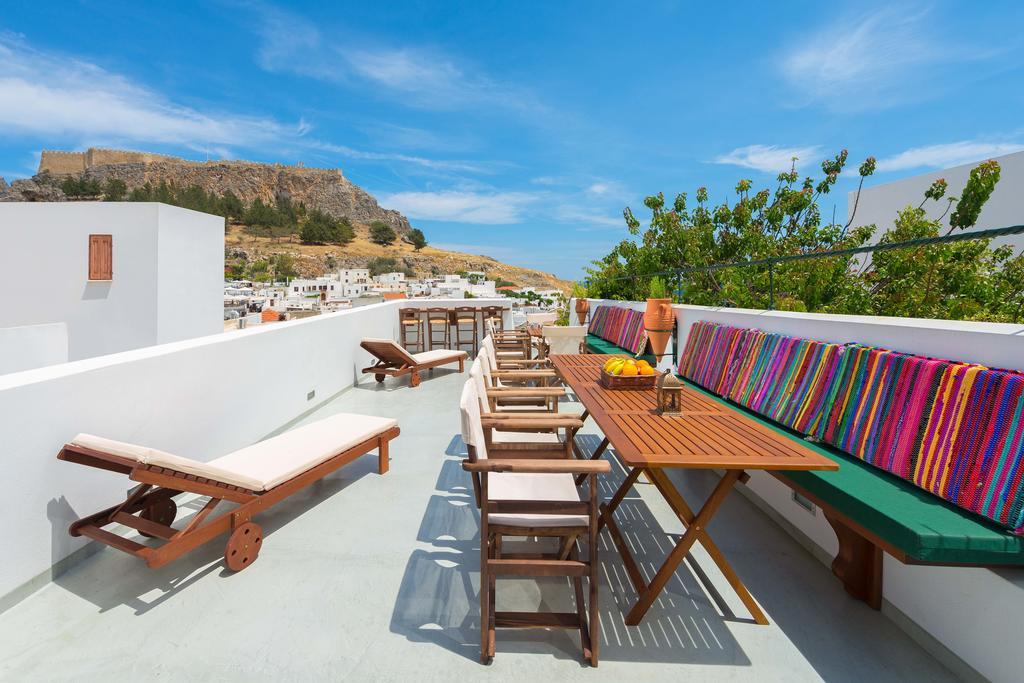 Villa Eftihia In Lindos Exterior photo